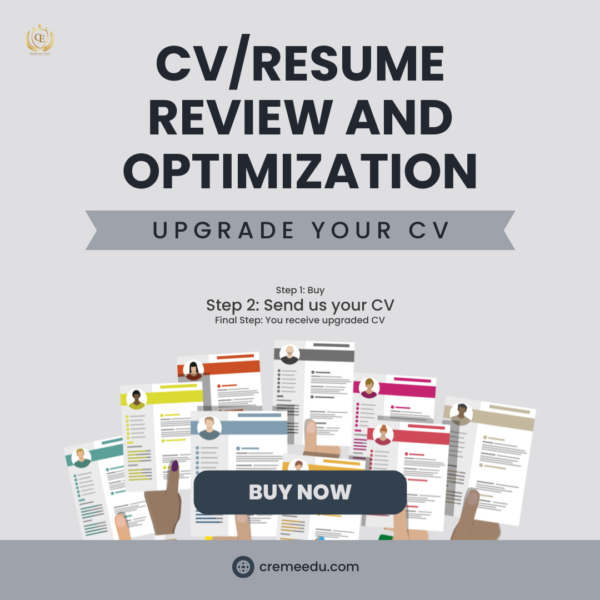 CV/Resume Review and Optimization (Consultation)